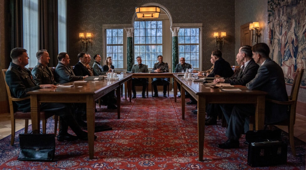 „Die Wannseekonferenz“ (c) Copyright: ZDF/Julia Terjung Die Wannseekonferenz beginnt: In nur 90 Minuten beschließen am 20. Januar 1942 führende NS-Funktionäre die Organisation des systematischen Massenmordes. (c) ZDF/Julia Terjung
