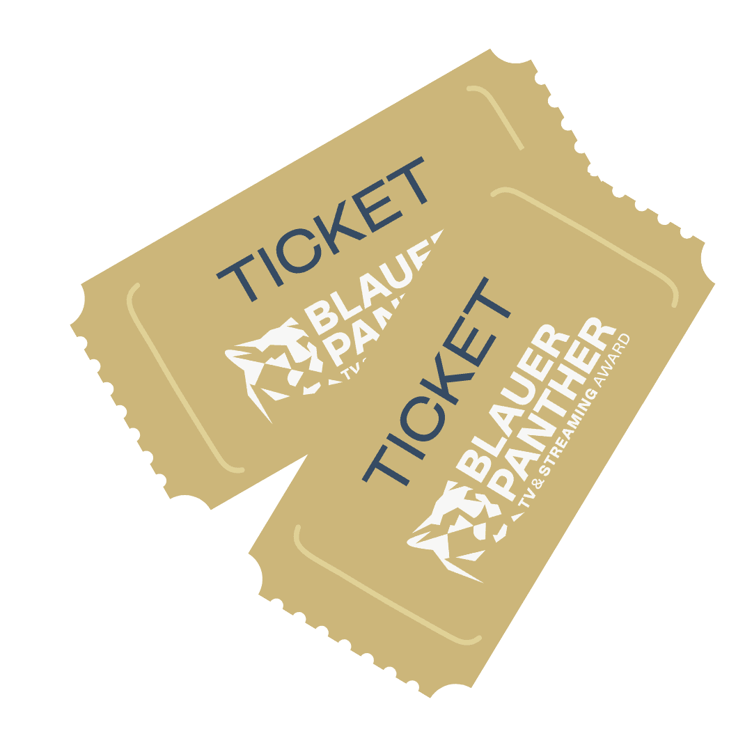 TICKET Visual generisch Zwei Tickets für den Blauer Panther – TV & Streaming Award