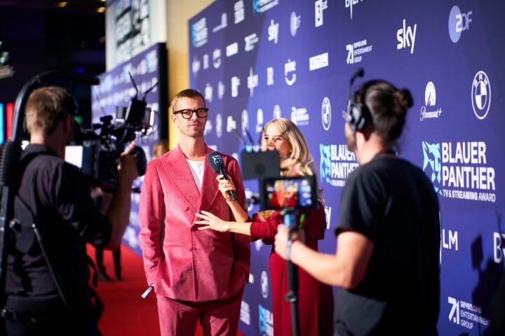, Blauer Panther - TV & Streaming Award 2023, BMW Welt, München, 25. Oktober 2023, Foto: Jens Hartmann für Medien.Bayern GmbH