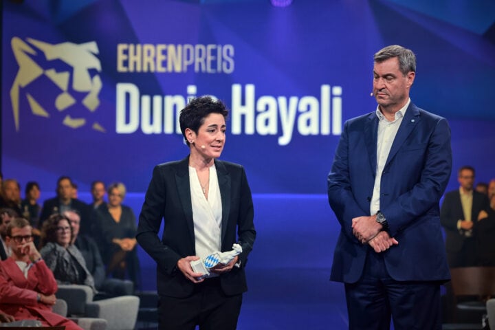 MUC/ München 25.10.2023 München: Preisverleihung Blauer Panther - Fernsehpreis BMW World © Johannes Simon