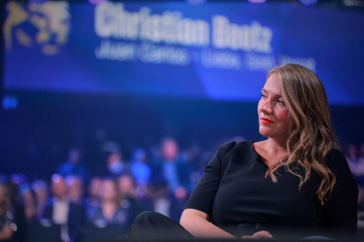 MUC/ München 25.10.2023 München: Preisverleihung Blauer Panther - Fernsehpreis BMW World © Johannes Simon