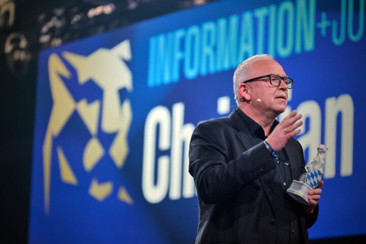 MUC/ München 25.10.2023 München: Preisverleihung Blauer Panther - Fernsehpreis BMW World © Johannes Simon