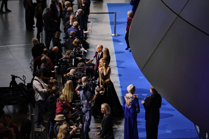 MUC/ München 22.10.2025 München: Blauer Panther 2025 - Mood - Blauer Teppich © Johannes Simon